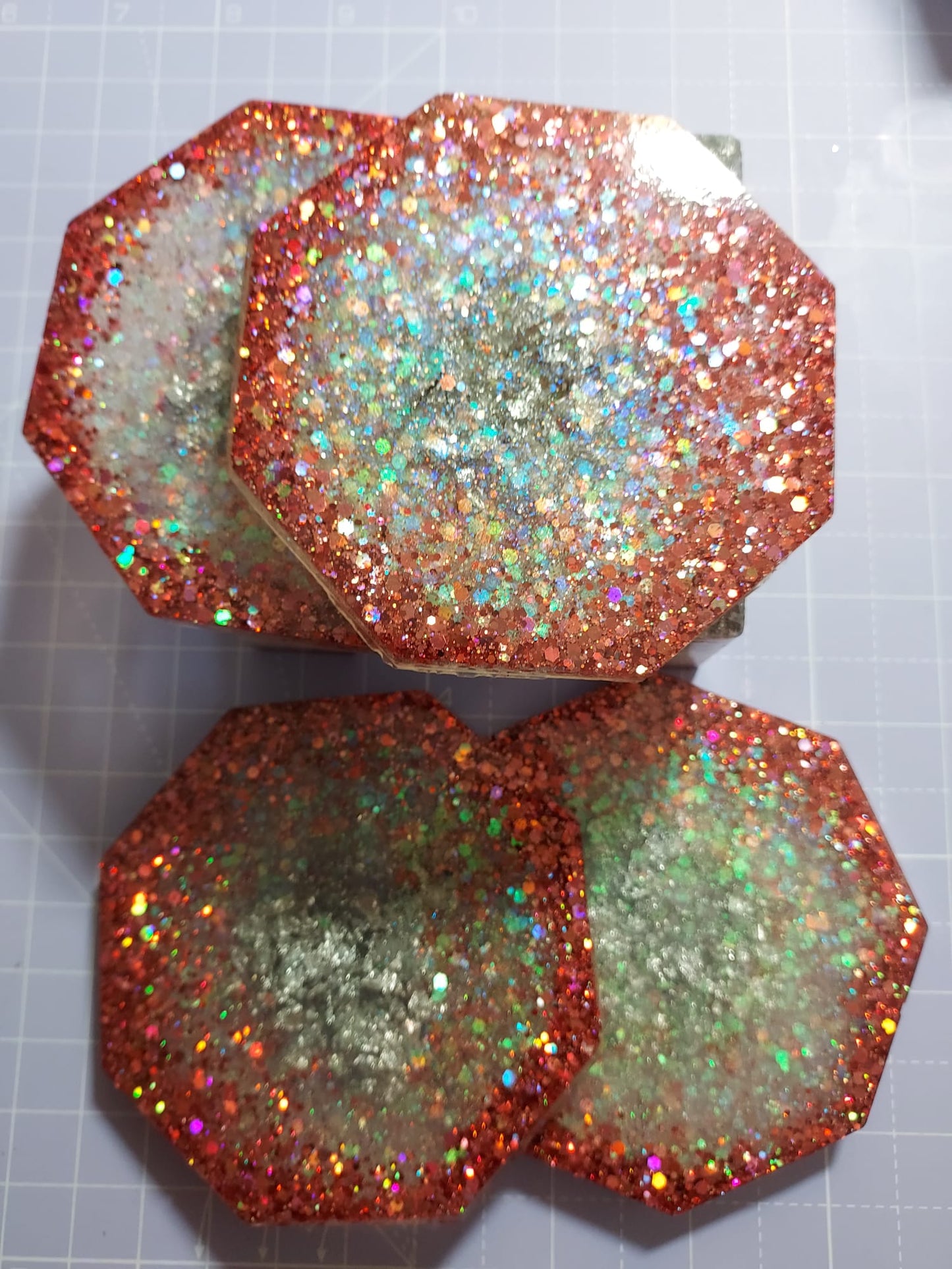 Resin Coaster Sets - for Tableware Protection and Decor