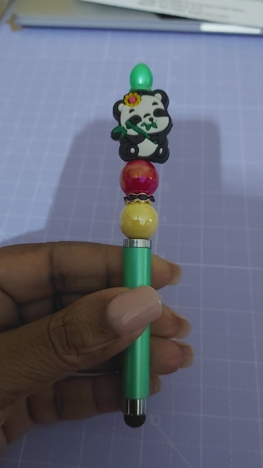 Colorful Beaded Pens with Unique Designs for Creative Writing and Artistic Expression